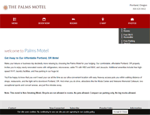 Tablet Screenshot of palmsmotel.com